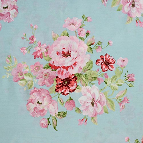 Fadfay Floral Twin Xl Sheets 100% Combed Cotton Sheet Sets Pink Flowers Deep Pocket Fitted Sheets Girls Bedding Sets For All-Season (4Pcs, 1 Fitted Sheet, 1 Flat Sheet, 2 Pillowcases) #TOP4