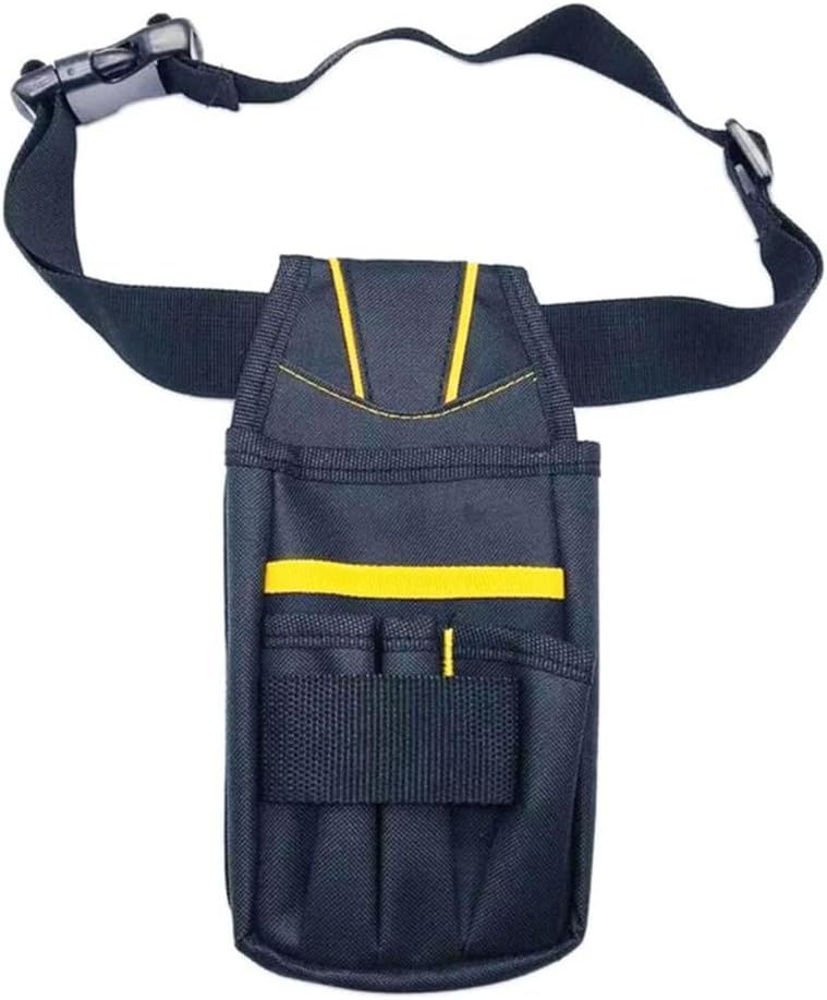 ASDFGH Color- changing Film Tool Bag Waist Special Multi- function Hand- held Shoulder Portable Hardware Small (Color : As shown, Size : One size)