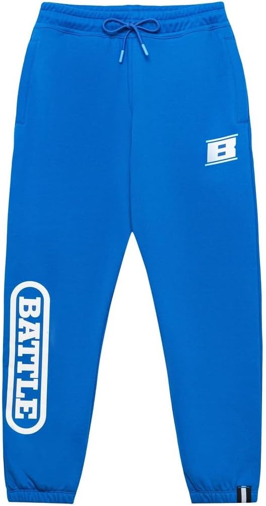 Battle Sports Classic Sweatpants, Standard Fit, Full Length, Elastic Waistband with Drawcord, Brushed Fleece