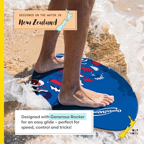Own the Wave \'Hang Loose\' Skimboard (35 Inch, Blue)