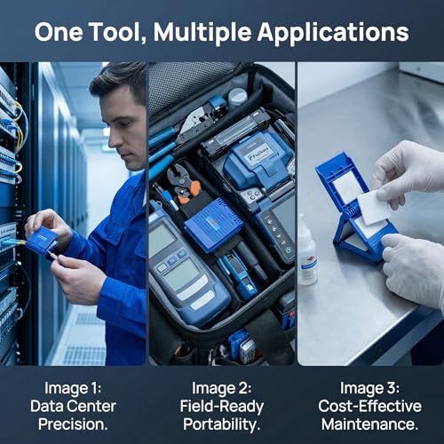Fiber Optic Wiping Clip Multi-Core Fiber Cleaner - image 2