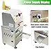 EQCOTWEA 110V AC/24V DC Dual Power Sugarcane Juicer Machine, 3-Roller Vertical Electric Sugar Cane Press with Transformer, Commercial Stainless Steel Juice Extractor for Sugarcane Juice Shop, Bar