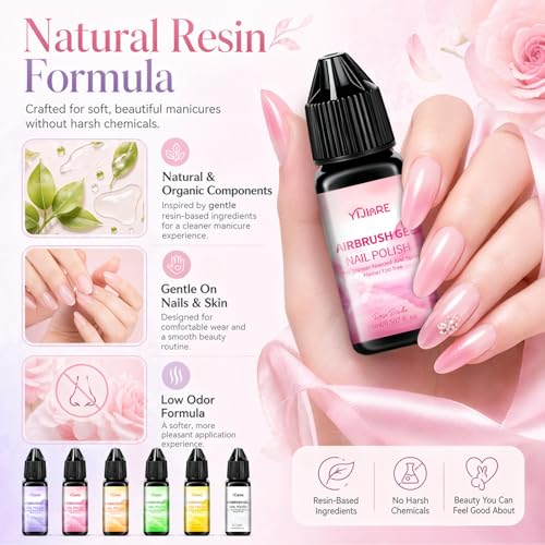 Set de Esmaltes en Gel Airbrush 24 Colores 15ml Cada Uno miniatura 5