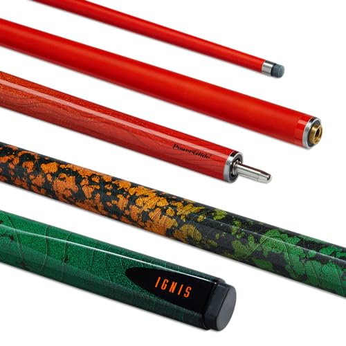 Canne snooker POWERGLIDE Ignis en carbone 57 pouces joint 50/50