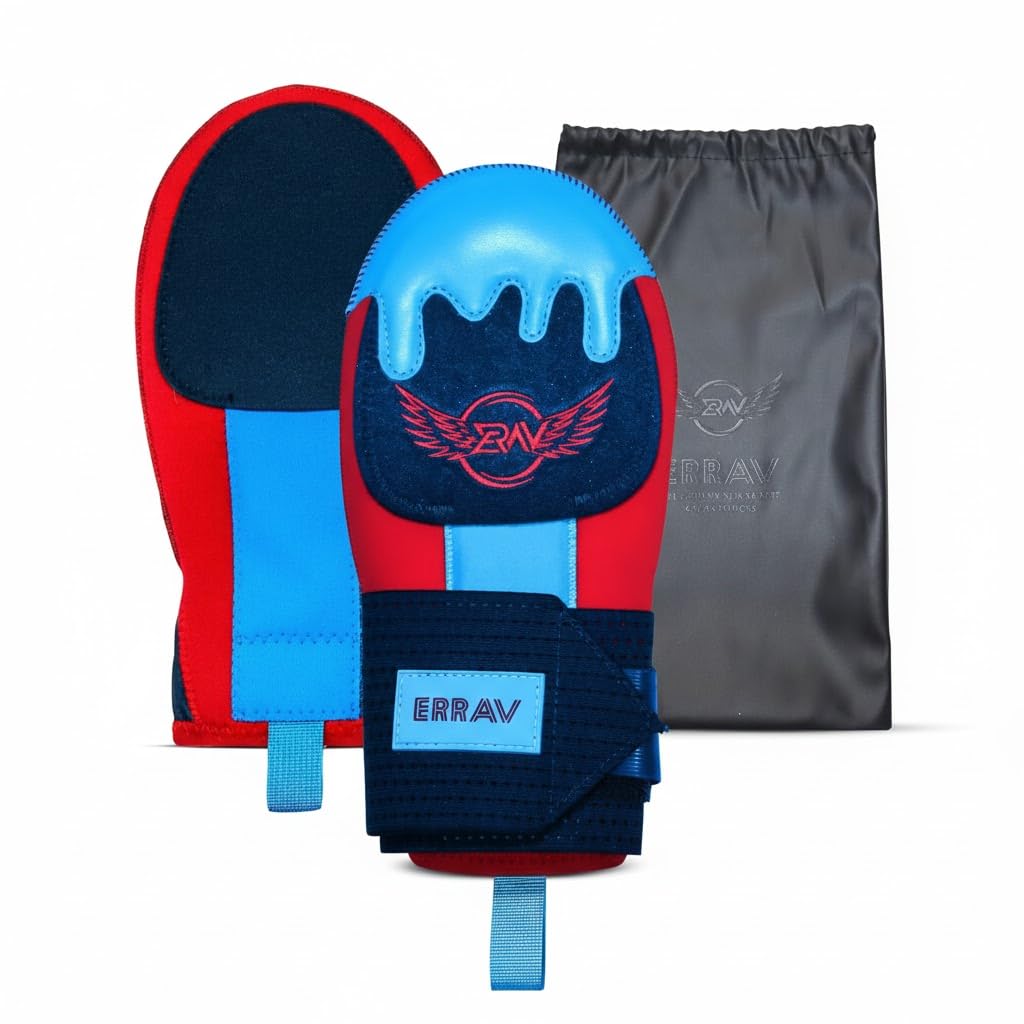 Errav Baseball Sliding Mitt Youth & Adult | Neoprene Hand Guard with Wrist Protection | Sliding Gloves for Baseball Softball | Elastic Compression