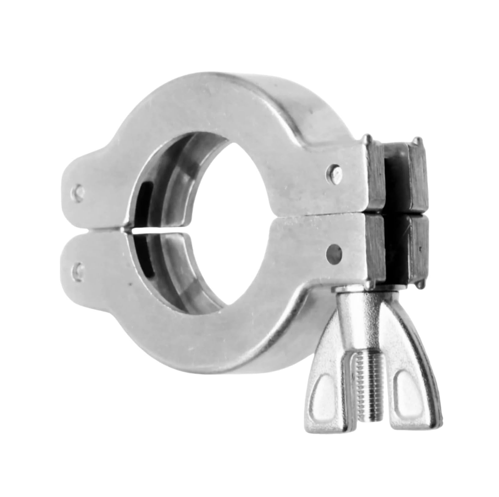 Doppelstift-Schnellklemme aus Edelstahl 304 mit Flügelmutter-Baugruppe, ISO-KF NW-63-200 Vakuum-Schlauchklemme, 1 Stück(KF-63)