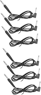Vaguelly 6 Pçs Cabo De Guitarra Amplificador Para Cabos De Guitarra Elétrica Cabo De Pedal De Guitarra Cabo De Conexão De Cabo De Guitarra Elétrica Para Guitarra Cabo De Áudio Cabo De