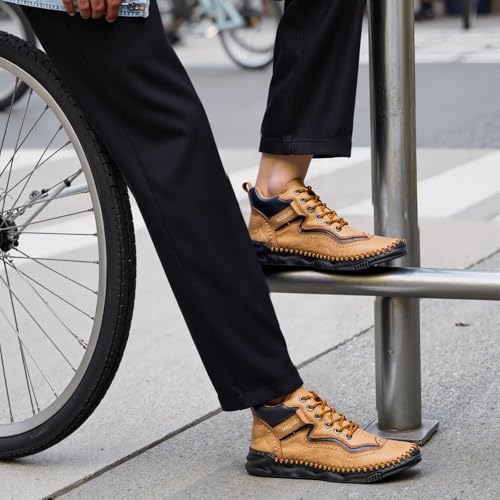 Vilobel Safety Toe Work Boots, Men's Orthopedic Safety Work Shoes - Safety Toe, Arch Support, Non Slip Safety Footwear for Construction & Outdoor4