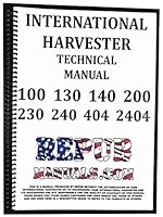 International 404 Tractor Service Manual Technical Repair Book 1649274513 Book Cover