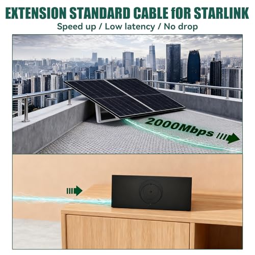 Cable de Reemplazo Starlink Gen 3 2M Impermeable Exterior miniatura 5