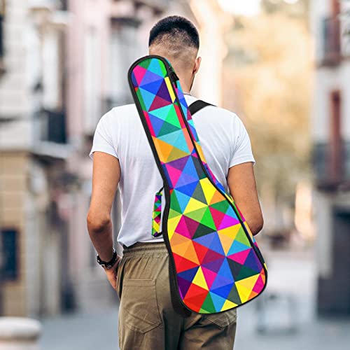 Housse pour ukulélé – Motif carreaux colorés – 10 mm d’épaisseur – Rembourrage en éponge de 53,3 cm – Avec sangles… - Les Beatles, Paul McCartney, John Lennon, RIngo Starr, George Harrison Housse pour ukulélé - Motif carreaux colorés - 10 mm d'épaisseur - Rembourrage en éponge de 53,3 cm - Avec sangles… – Image 6