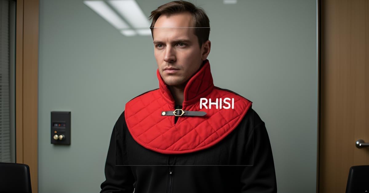 Brand cotton padded arming collar wear new adult size red color wear neck Gorget wear new adult size wear new