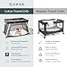 Guava Family Travel Crib Includes Lightweight Backpack Design | Certified Baby Safe Portable Crib | Folding Play Yard, Comfy Mattress for Babies, Toddlers | Compact Baby Travel Bed