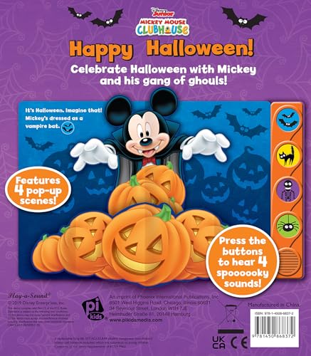 Disney Mickey Mouse Clubhouse - Happy Halloween! Sound Book - PI Kids - Image 2