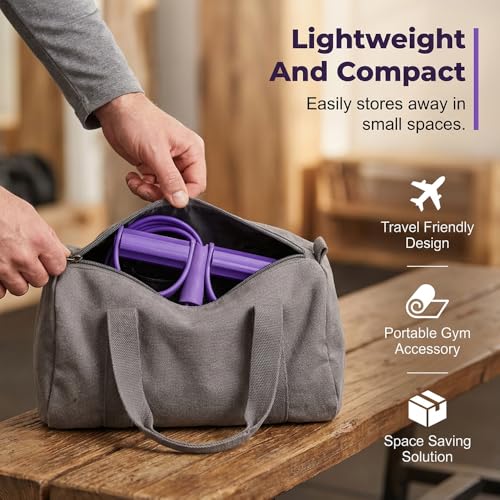 Image of Multifunction Pedal Resistance Band with Handles, 50lbs Heavy Duty Elastic Exercise Bands for Legs Arms Abdomen, Portable Fitness Resistance Tubes for Home Gym Yoga Strength Training