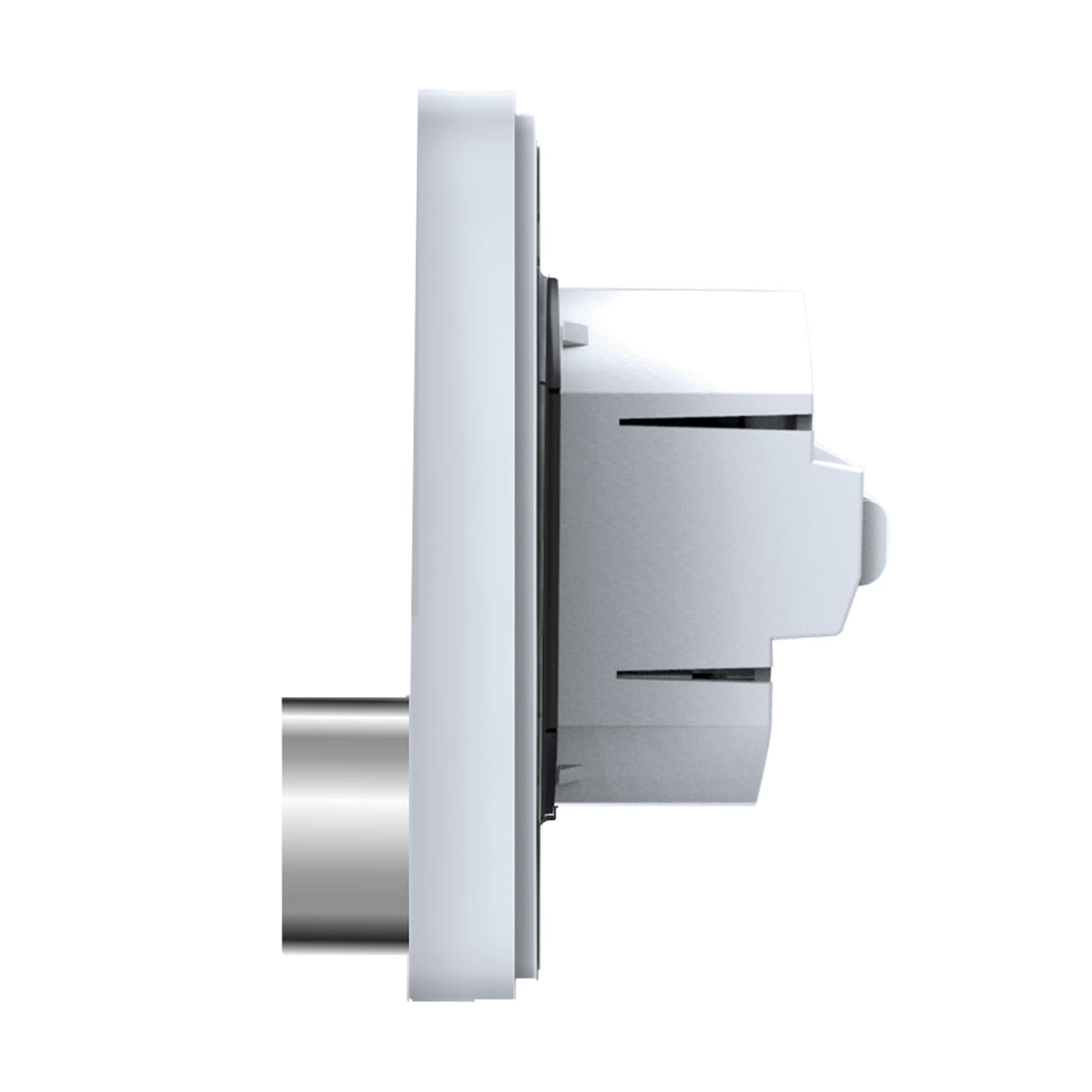 Termostat Wi-Fi, materiał ABS, Energooszczędne Sterowanie, Stylowy Wygląd, Wyświetlacz LED, do Inteligentnych Klimatyzatorów Domowych (WHITE)
