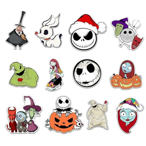 Imanes decorativos Christmas Horror Skellington 12 piezas