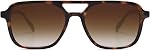 SOJOS Retro Aviator Lunettes de soleil pour Femmes Hommes, Trendy Rectangle Femmes Hommes Rasoirs Lunettes de Soleil SJ2202