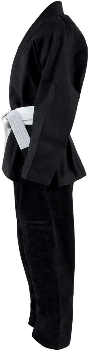 Combat Corner Youth Black Recruit Youth BJJ GI Brazilian Jiu Jitsu for Boys and Girls