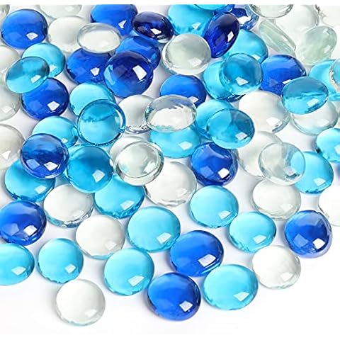 FUTUREPLUSX Flat Glass Marbles 5Lb Cover