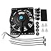 Semoic Ventole di Raffreddamento del Radiatore da 6 Pollici Slim 650CFM Ventola Elettrica di Ricambio Diretta Universale da 12V 80W con Kit di Montaggio