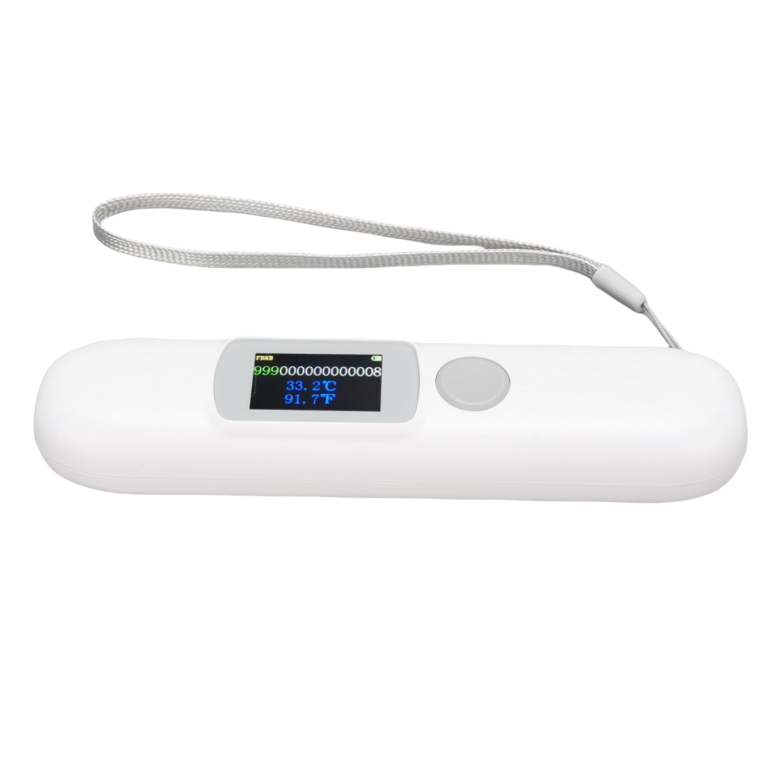 ZJchao mit Temperatur Haustier-Mikrochip-Scanner, Tier-Mikrochip-Tag-Leser mit 0,14-Zoll-HD-Farbbildschirm für die Haustierverwaltung