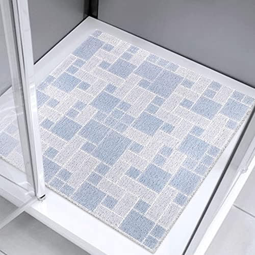 Square Shower Mat 24x24 Inch Non Slip Bath Mat for Inside
