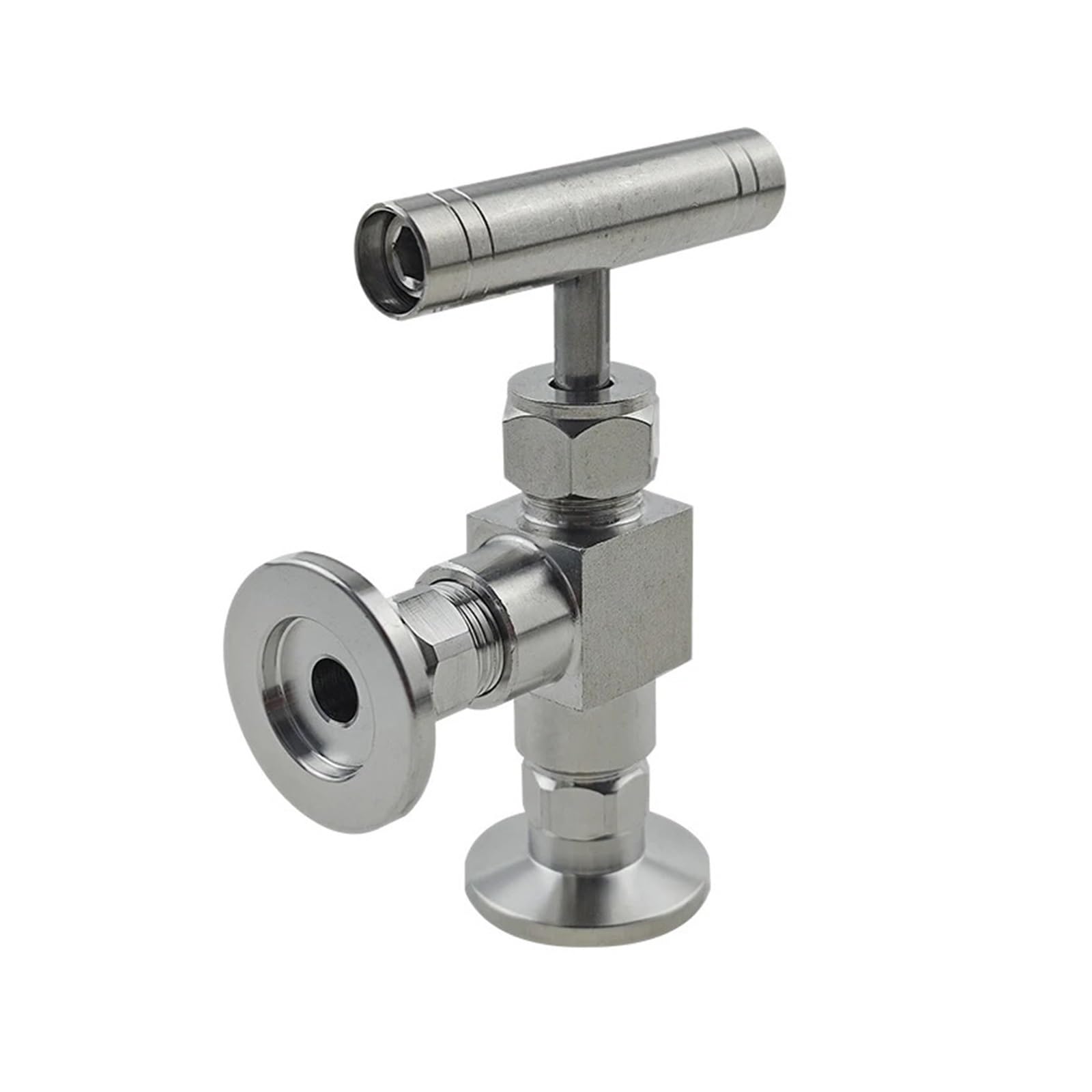 AARTERZZA KF25 Vacuum Precision Control Valve Micro-Control Valve Needle Flow Control Stop Valve 304 Stainless Steel
