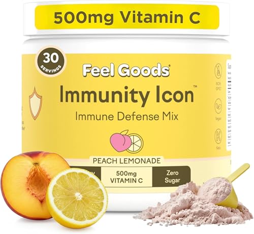 Image of Feel Goods Immunity Icon, Vitamin C Immune Support Powder, 30 Servings