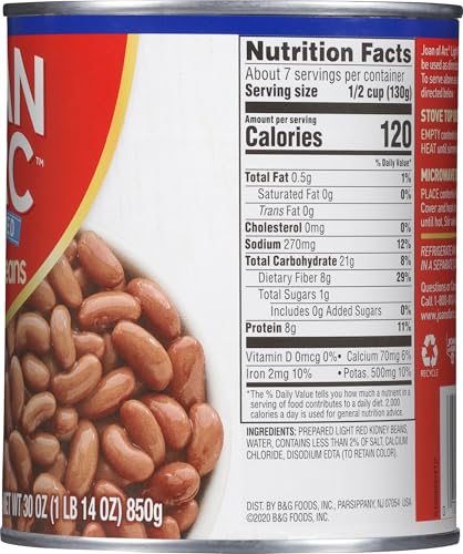Joan of Arc Beans, Light Red Kidney, 30 Ounce - Image 2