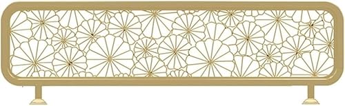 HJYCLFAZU Metal Desktop Divider Panel for Restaurant and Office Workspace Stylish Gold Table Top Separator 60x60cm Easy to Install Improve Privacy
