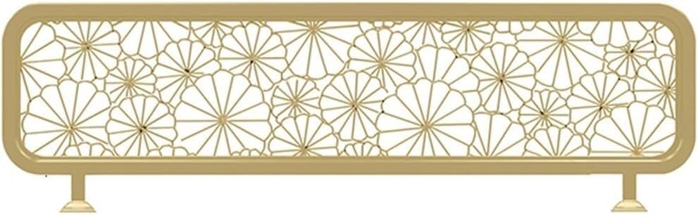Panneau de séparation métallique doré 40 x 140 cm pour réduire le vis-à-vis en salle