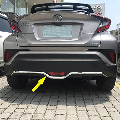 Rqing For Toyota C-HR CHR 2017 2018 2019 2020 2021 2022 Chrome Rear Bumper Cover Trims