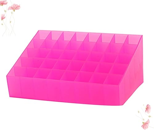 Miniatura 2 de Soporte para brillo de labios, 40 cajas de almacenamiento de acrílico, organizador de cajones para maquillaje, caja organizadora de plástico,