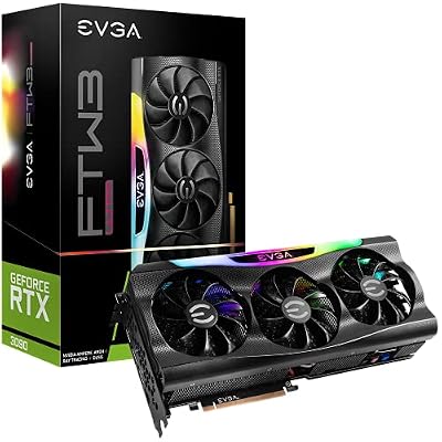 EVGA GeForce RTX 3090 FTW3 Ultra Gaming, 24GB GDDR6X, iCX3 Technology, ARGB LED, Metal Backplate, 24G-P5-3987-KR