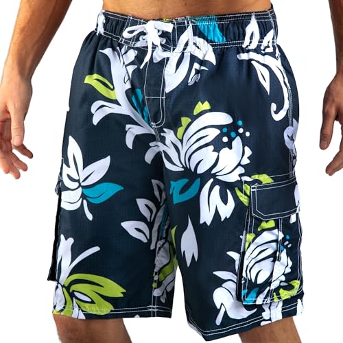 Image of Kanu Surf Mens Barracuda Swim Trunks (Regular & Extended Sizes)