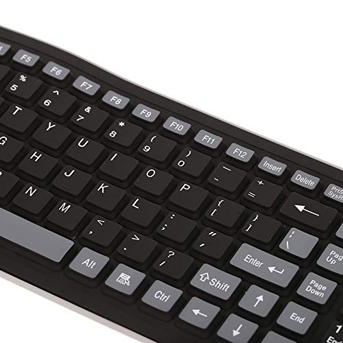 2.4 portátil mini rolo flexível resistente à água Silicone macio lavável teclado sem fio com recepto