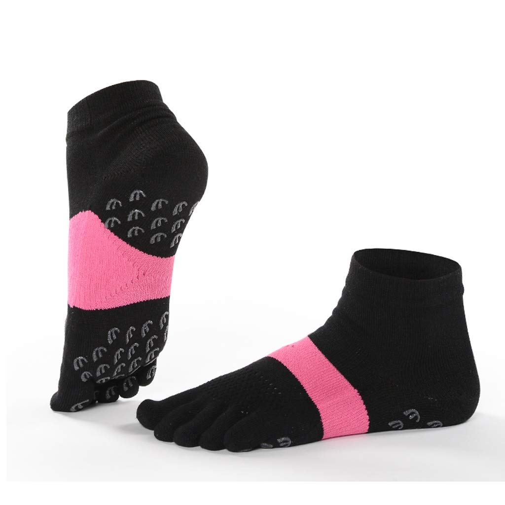 NN Calcetines De Yoga, De Algodón Transpirable Deportes De Interior del Piso De Silicona Antideslizante Yoga Femenina Calcetines Calcetines Calcetines De Pilates (un Par)