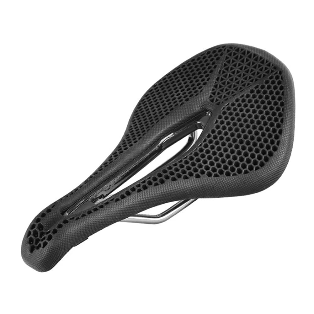 Selle VTT / Route Creuse Respirante - Noire, Coussin Ergonomique, MTB