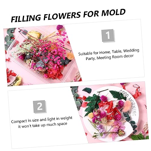 Flores secas para manualidades pack 6 cajas ABOOFAN miniatura 7