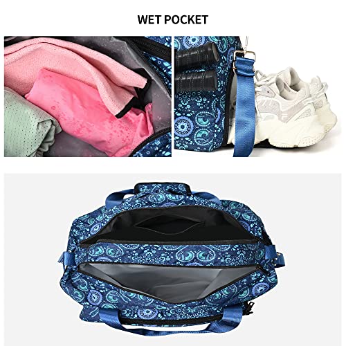 Image of Boulder Bee Pickleball Bags, Premium Pickleball Tote Bag for Girls, Women's Hand /Shoulder Gym Bag w Water Bottle Holder, with Pickleball Racquet /Paddle Holder