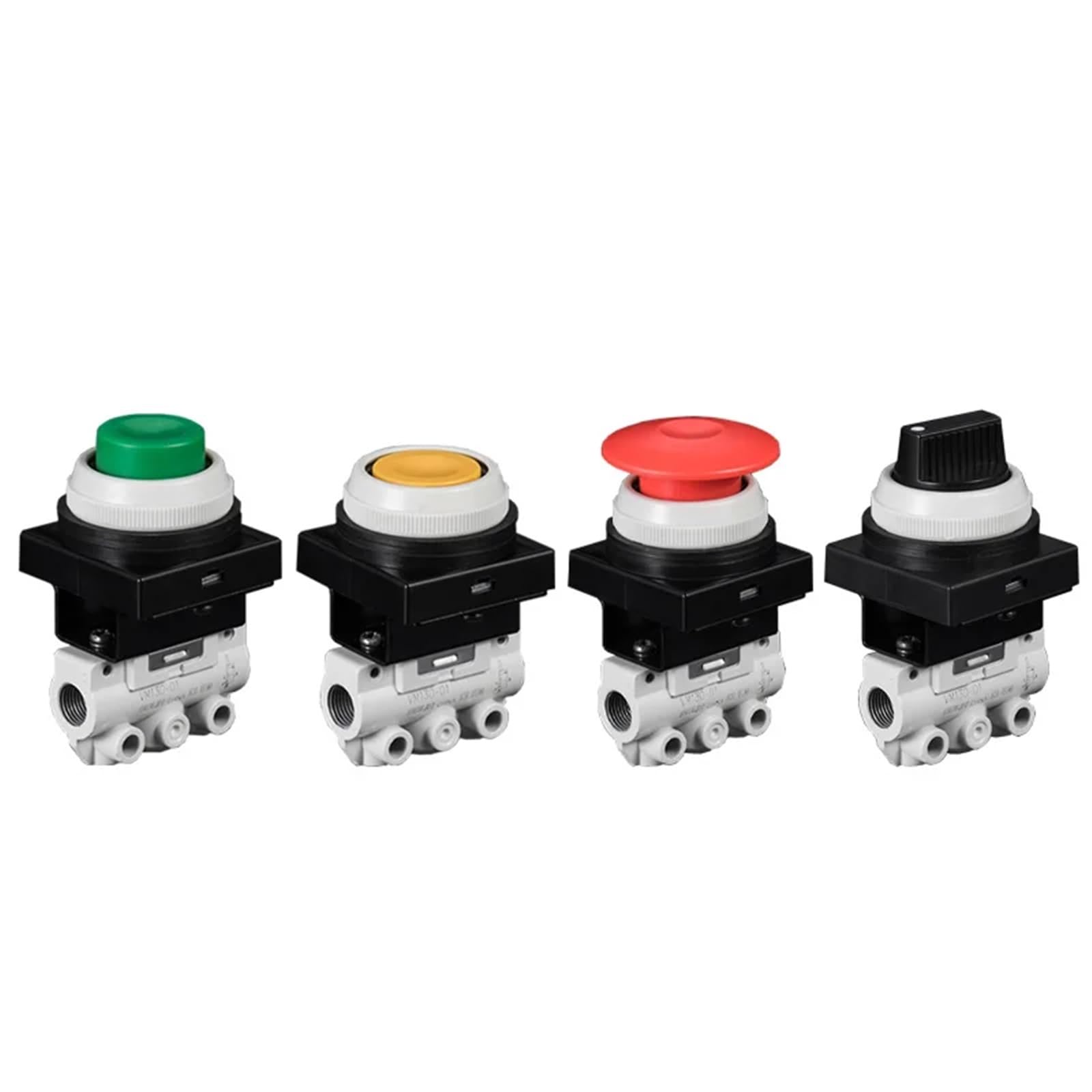 Vanne mécanique à 3 voies VM130-01-32A bouton pneumatique GA