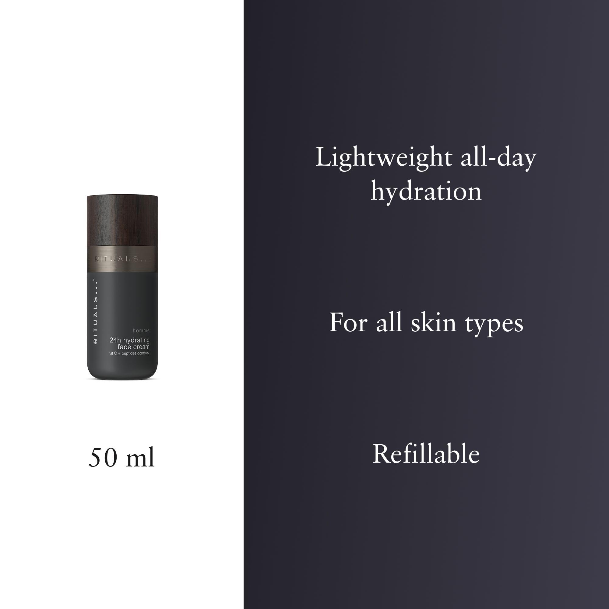 Homme 24H Hydrating Face Cream 50 Ml