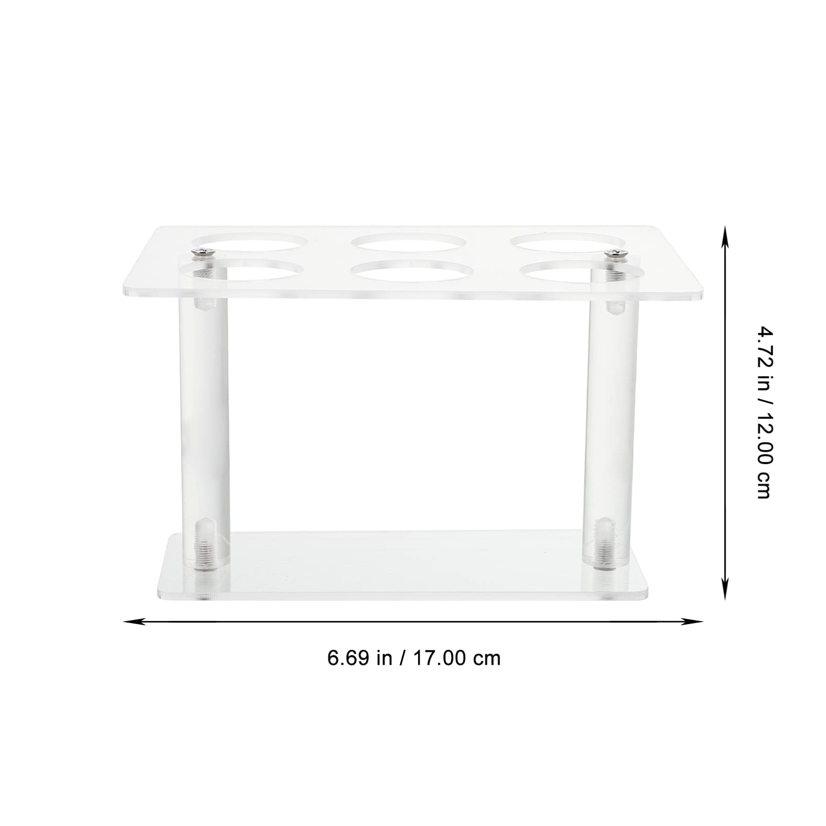 Cabilock Supporto Trasparente Per Coni Gelato in Acrilico Base Stabile Per Esposizione Dolci e Snack Stand Da Tavolo Elegante Per Feste e Buffet Porta Coni Gelati Visibile e Robusto