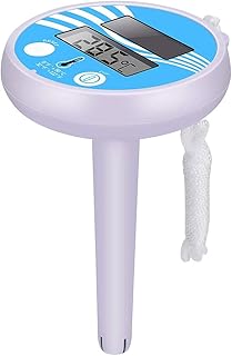 Swimming Pool Thermometer Pool Thermometer Floating Pool Thermometer Solar Shatter Resistant Floating Water Thermometer for Hot Tub