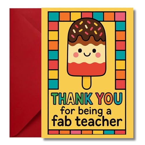 LimaLima Thank You Teacher Card Kids Nursery You Are Fab