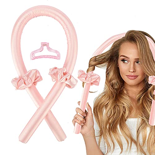 Heatless Hair Curlers for Long Hair, No Heat Silk Curls Headband, Soft Foam Hair Rollers