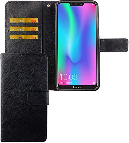Pelle PU di alta qualità: la custodia per cellulare compatibile con Huawei P Smart 2019 è realizzata in pelle sintetica resistente e una custodia in silicone TPU.