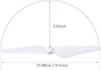 Vista 9 de Phantom prler, 2 pares de cuchillas de plástico Prler Prler 9450S Prlers Blades Drone Quadcopter Reemplazo Reemplazo Reemplazo para DJI Phantom 4/4