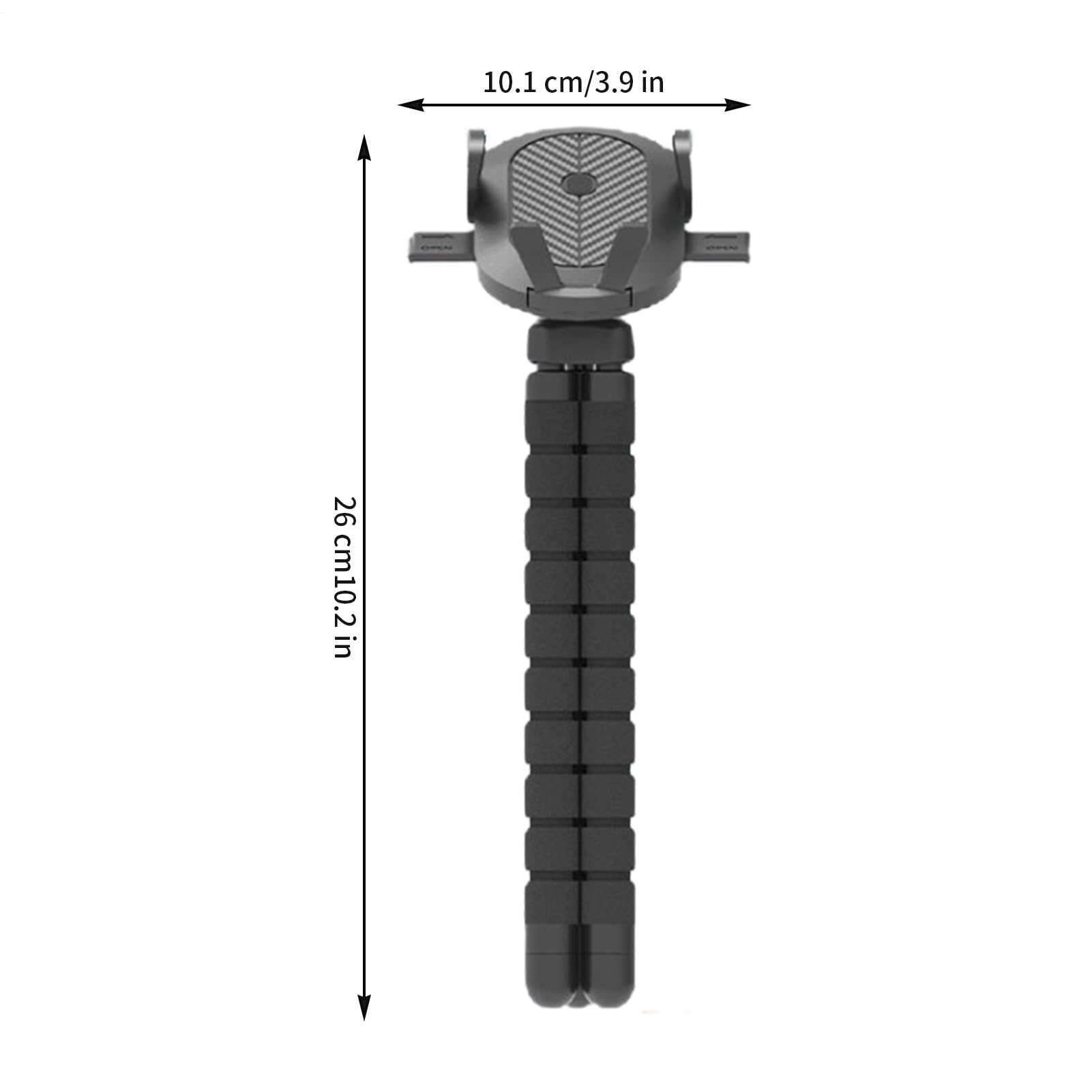 Soporte para teléfono para cochecito | Soporte giratorio de 360° para teléfono inteligente | Soporte antivibración para ciclismo, silla de ruedas, cinta de correr, cochecito de bebé, kayak